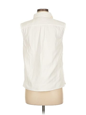 Theory Sleeveless Button-Down Shirt (view 2)