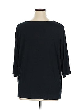 【VOYAGE by MARINA RINALDI】美品！　トップス　ブラック Voyage | Marina Rinaldi