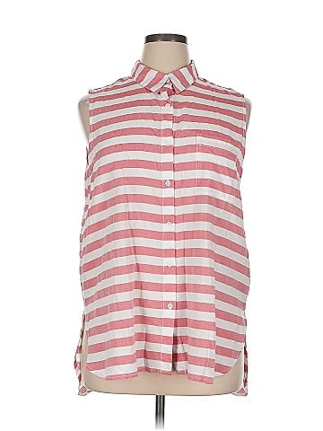 BeachLunchLounge Sleeveless Button-Down Shirt (view 1)