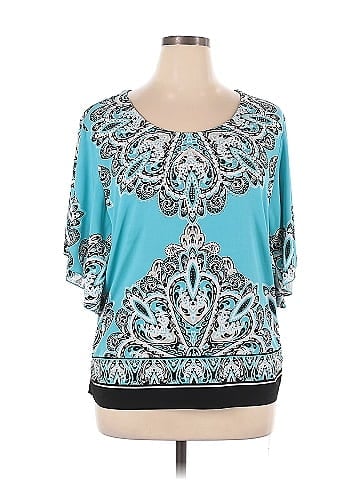 JM Collection 3/4 Sleeve Blouse (view 1)