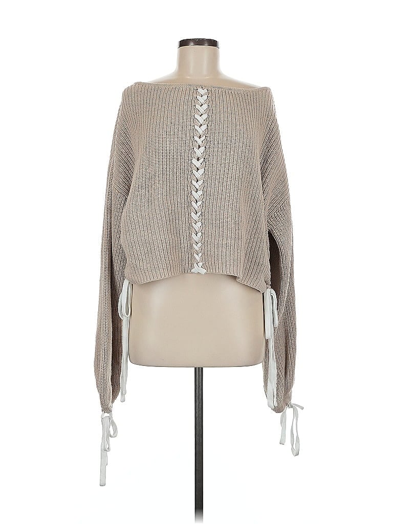 Tabula Rasa 100% Cotton Tan Pullover Sweater Size L - photo 1