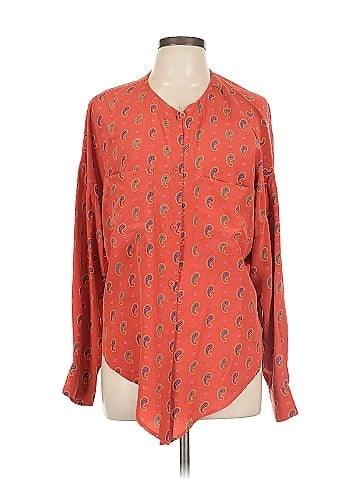 Ellen Tracy Long Sleeve Silk Top (view 1)