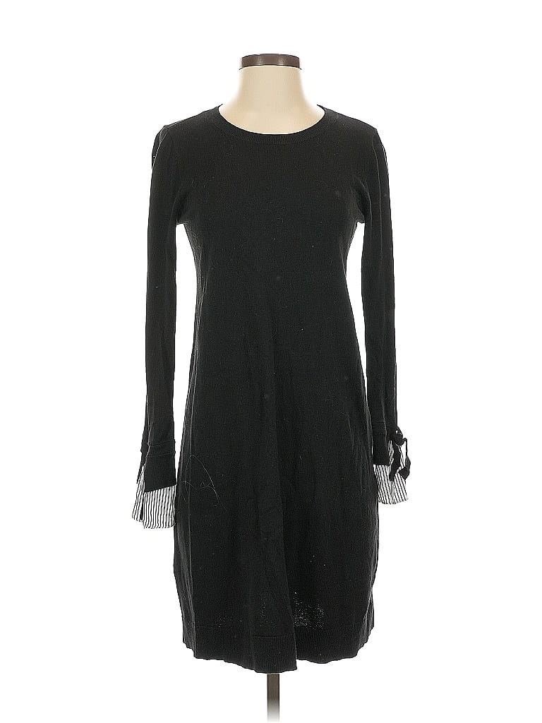 Pre-owned Ann Taylor Loft Outlet Casual Dress In Black