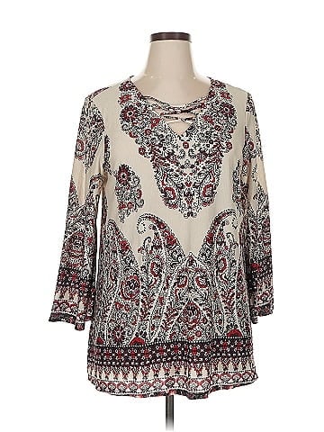 New Directions 3/4 Sleeve Blouse (view 1)