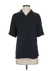 Lafayette 148 New York Short Sleeve Silk Top