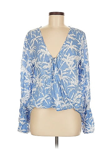 Top Femme Lucy Love Taille XS – Faux Wrap, Fente Sur Le Côté, Couleur Saumon, Occasion En Parfait état