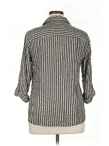 Anne Klein 3/4 Sleeve Button-Down Shirt (view 2)