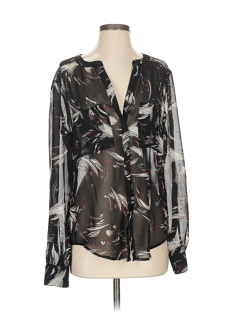 SANCTUARY Pre-owned Long Sleeve Blouse In Black