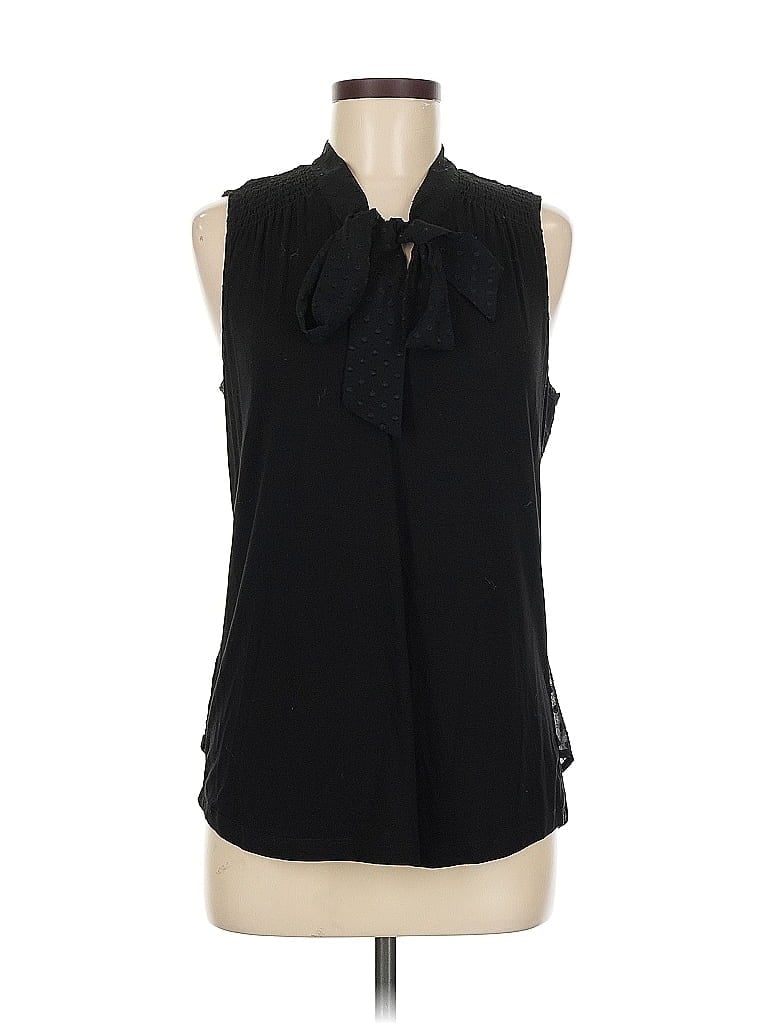 Pre-owned Daniel Rainn Sleeveless Blouse In Black