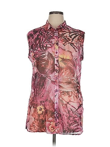 Guess Sleeveless Button-Down Shirt (view 1)