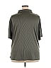 Shein Curve 100% Polyester Gray Short Sleeve Blouse Size 20 Plus (4) - photo 2