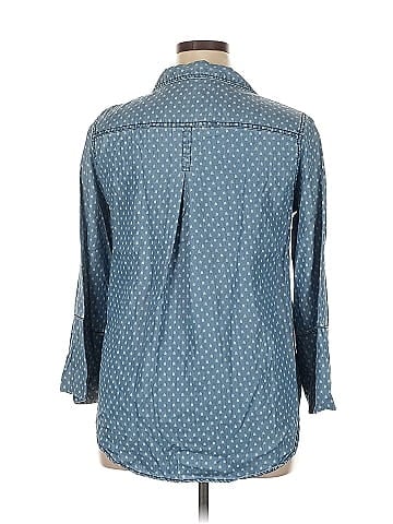 Velvet Heart 3/4 Sleeve Button-Down Shirt (view 2)