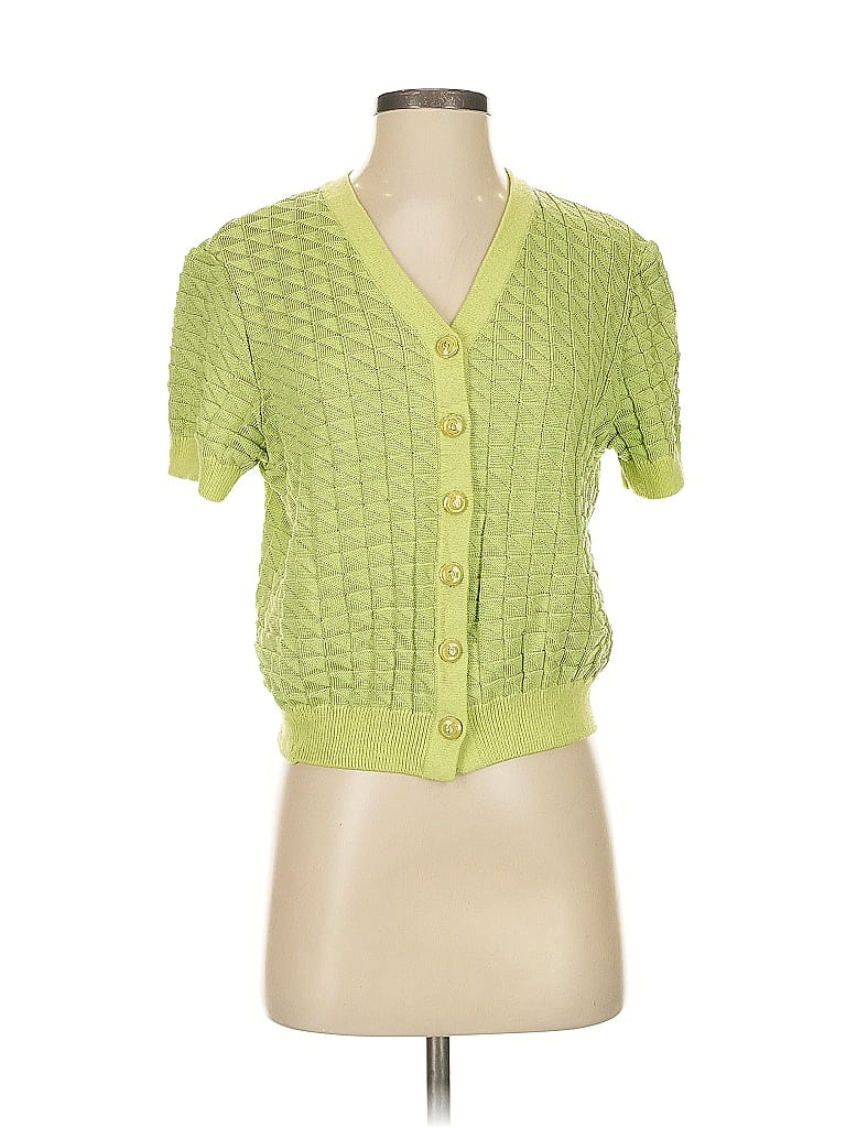 St. John Collection Green Cardigan Size S - photo 1