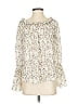 Adam Lippes 100% Silk Ivory 3/4 Sleeve Silk Top Size XS - photo 1