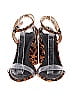 Schutz Animal Print Brown Heels Size 8 - photo 2