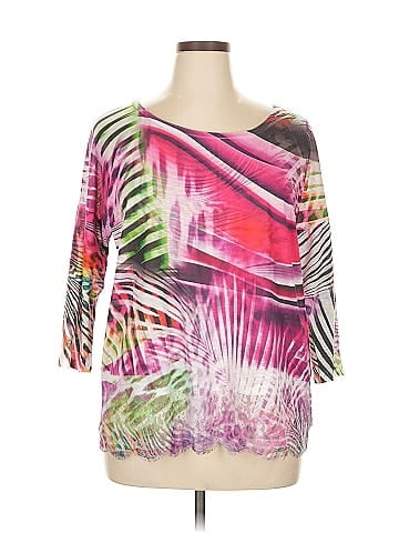 New Directions 3/4 Sleeve Top (view 1)