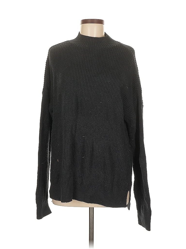 Click to view more detailed imagery on our partner's website Pre-owned Lucky Brand Turtleneck Sweater In Black