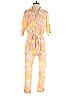 Paradised 100% Rayon Tie-dye Orange Jumpsuit Size XS - photo 1