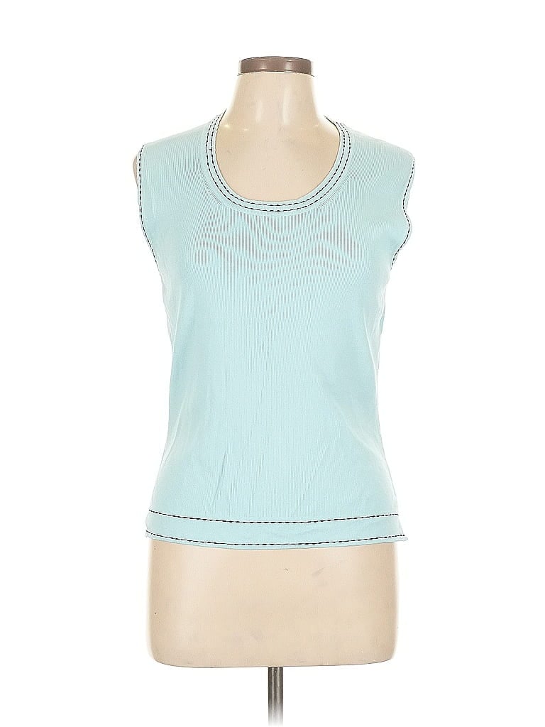 Pre-owned Max Studio Sleeveless T-shirt In Blue