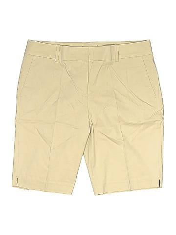 Ann Taylor Khaki Shorts (view 1)