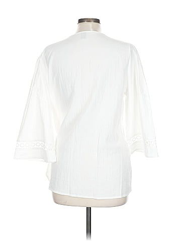 Emery Rose 3/4 Sleeve Blouse (view 2)