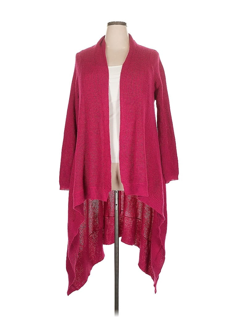 Pre-owned Miss Tina By Tina Knowles Cardigan Sweater In Pink