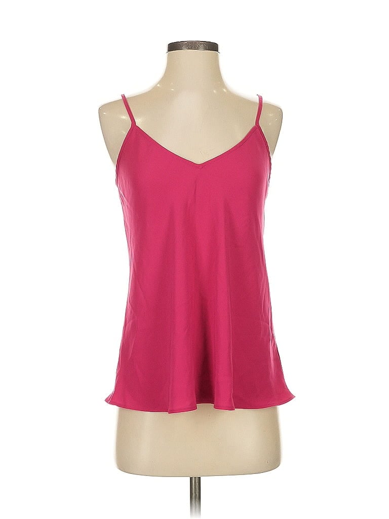 Click to view more detailed imagery on our partner's website Pre-owned Rachel Zoe Sleeveless Top Pink Solid Pattern Sweetheart Neckline Tops