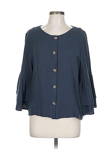Veronica M. 3/4 Sleeve Blouse (view 1)