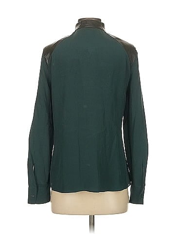 Parker Long Sleeve Silk Top (view 2)