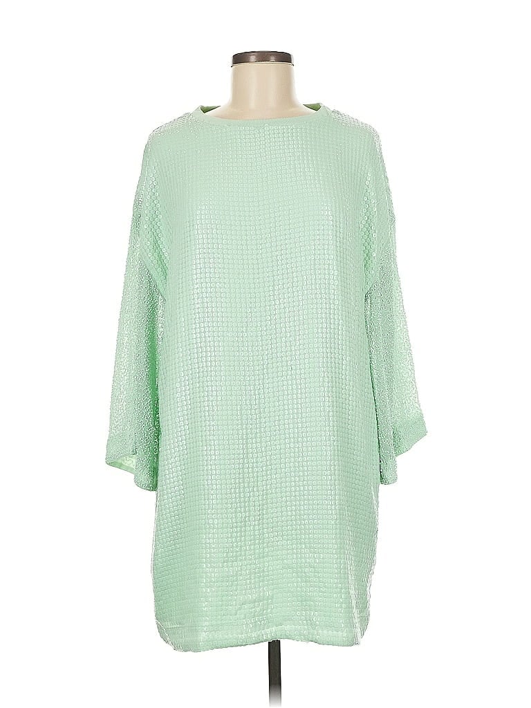 Pre-owned Let Me Be Casual Dress In Green