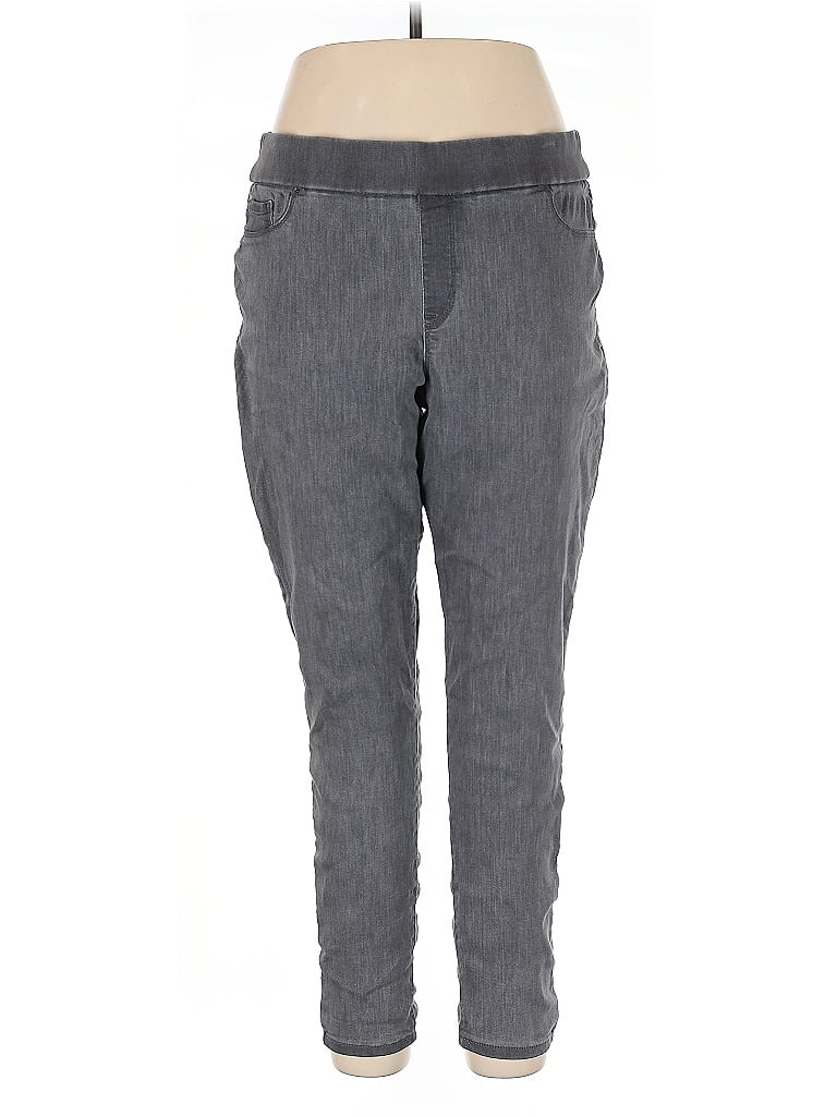 Pre-owned Nine West Casual Pants In Gray