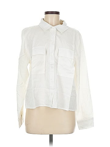Evereve Long Sleeve Button-Down Shirt (view 1)