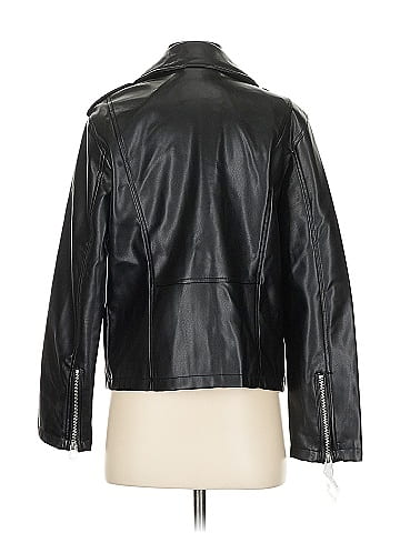Scoop Faux Leather Jacket (view 2)