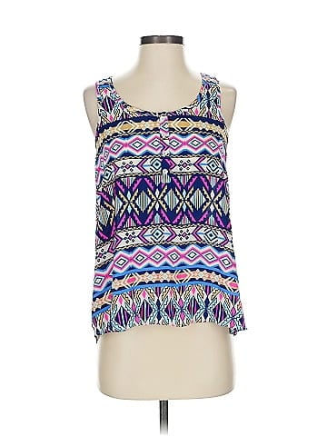 Pink Rose Sleeveless Blouse (view 1)