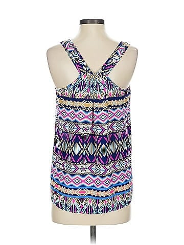 Pink Rose Sleeveless Blouse (view 2)