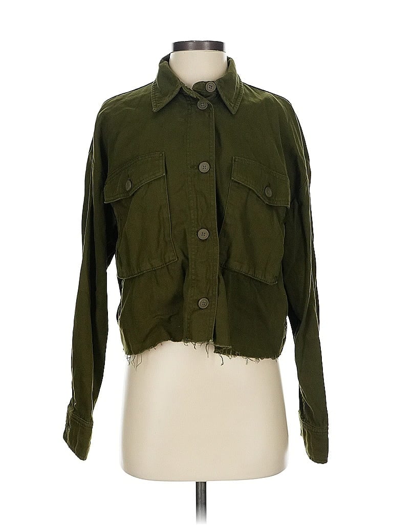 Click to view more detailed imagery on our partner's website Pre-owned Topshop Jacket In Green