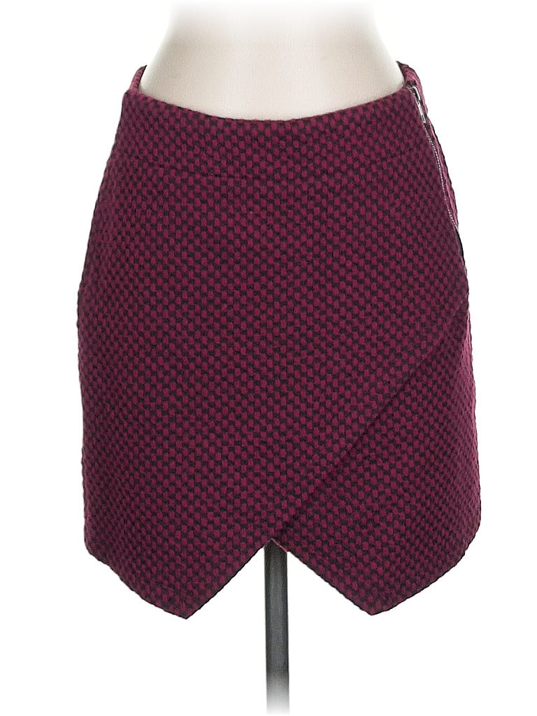 Click to view more detailed imagery on our partner's website Pre-owned Sanctuary Casual Skirt In Burgundy