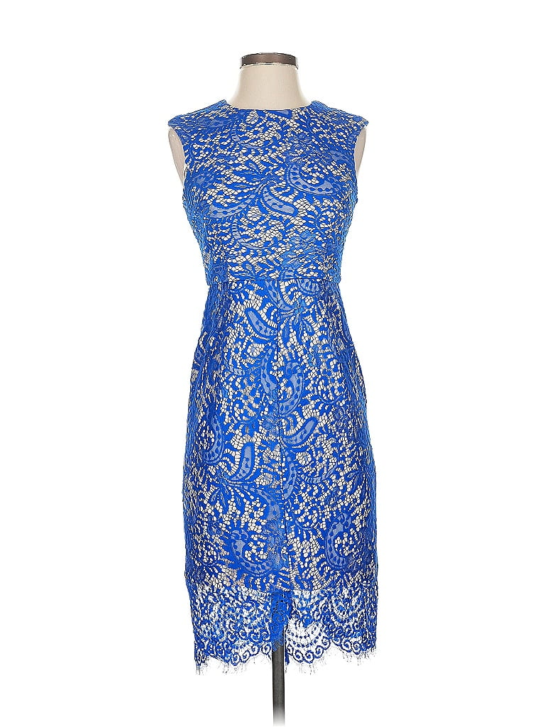a. drea 100% Polyester Blue Cocktail Dress Size S - photo 1