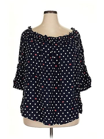 Crown & Ivy 3/4 Sleeve Blouse (view 1)