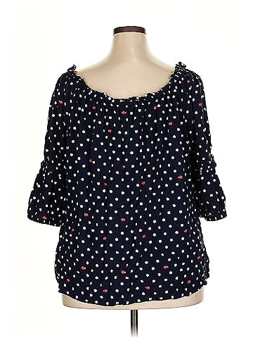 Crown & Ivy 3/4 Sleeve Blouse (view 2)