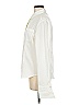 Express Solid Ivory Long Sleeve Blouse Size 9 - 10 - photo 5