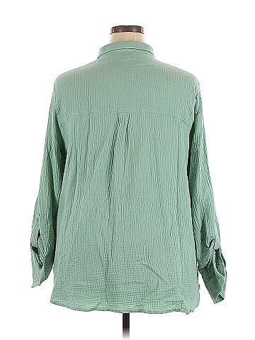 Anne Klein 3/4 Sleeve Button-Down Shirt (view 2)