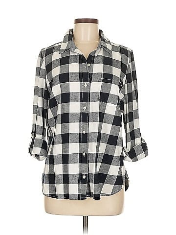Tommy Hilfiger 3/4 Sleeve Button-Down Shirt (view 1)