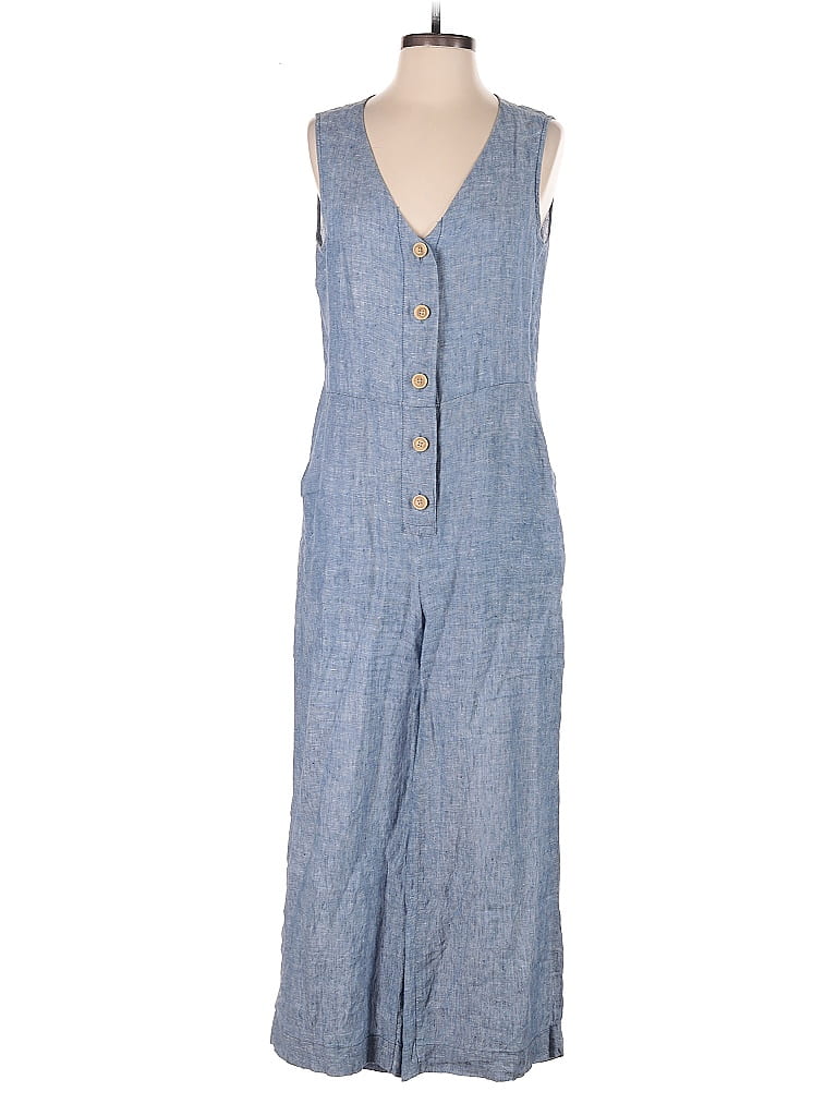 SANCTUARY Womens Brown Striped Sleeveless V Neck Wide Leg Jumpsuit main image 1