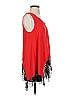 Express 100% Polyester Red Sleeveless Blouse Size XS - photo 4