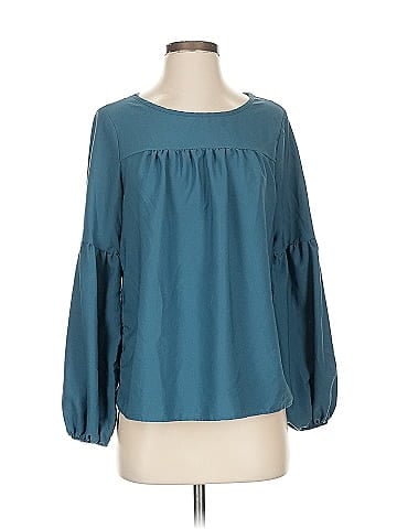 Blue Rain Long Sleeve Blouse (view 1)