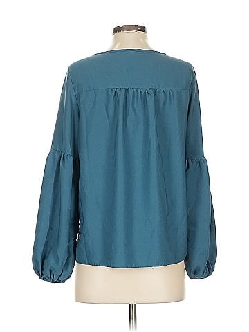 Blue Rain Long Sleeve Blouse (view 2)