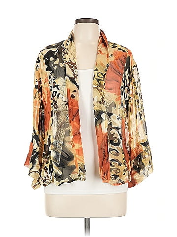 Chico's 3/4 Sleeve Silk Top (view 1)
