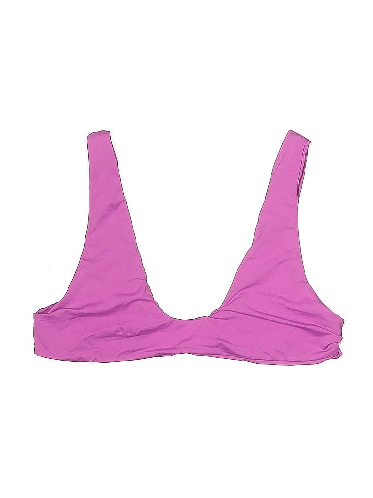 Click to view more detailed imagery on our partner's website Pre-owned Toast Swim Swimsuit Top Purple Swimwear