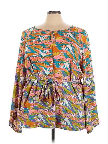 Ashley Stewart Long Sleeve Blouse (view 1)